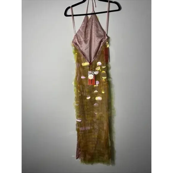 Simon Miller Junjo Dress embellished bodice LIMONECELLO SIZE 8 NWT $595 msrp - Picture 13 of 15